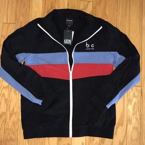 Barney Cools B. Quick Track Jacket. Black/Blue/Red